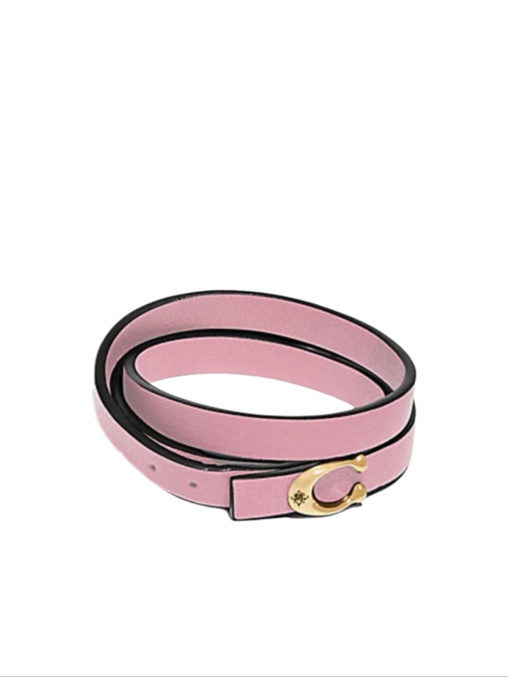 Coach Signature Leather Bracelet